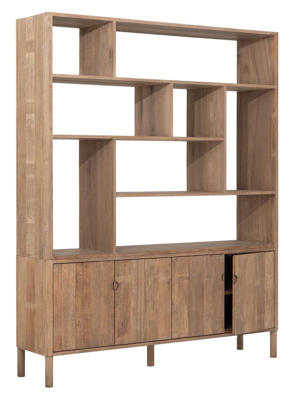 DTP Home Bookcase Apollo, 4 doors, 8 open racks
