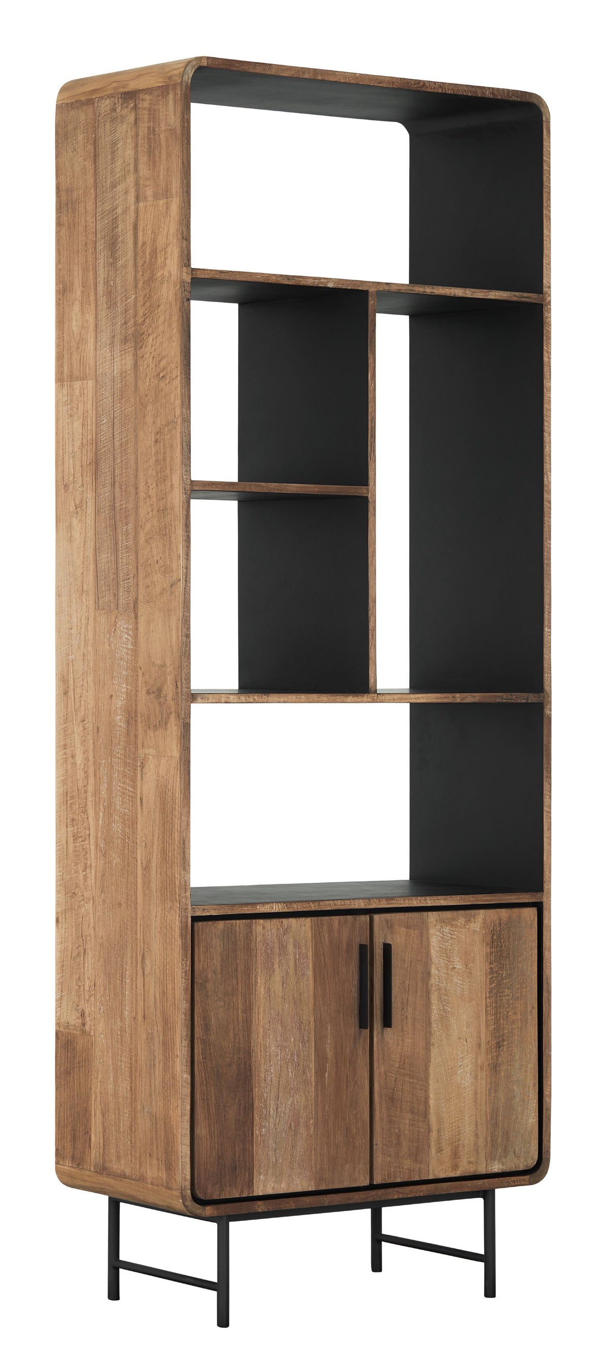 DTP Home Bookcase Evo, 2 doors, 5 open racks