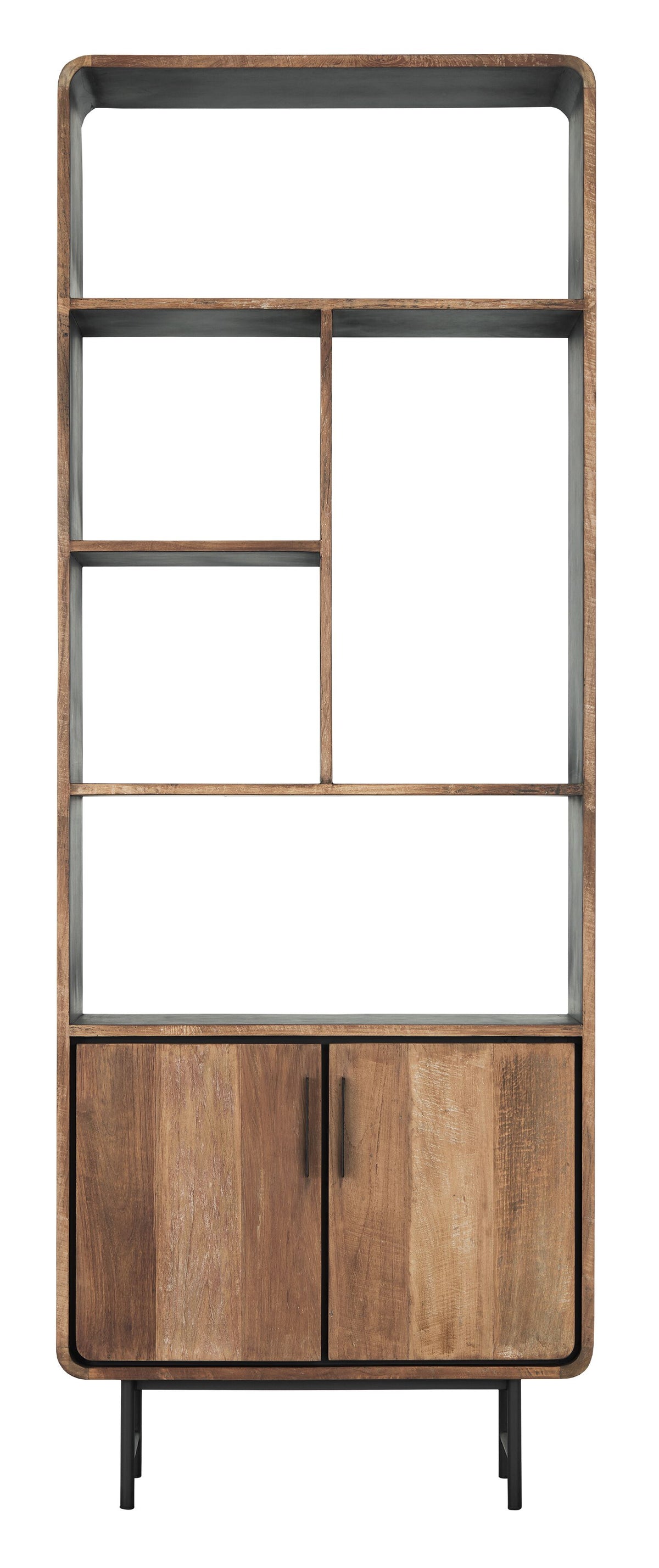 DTP Home Bookcase Evo, 2 doors, 5 open racks