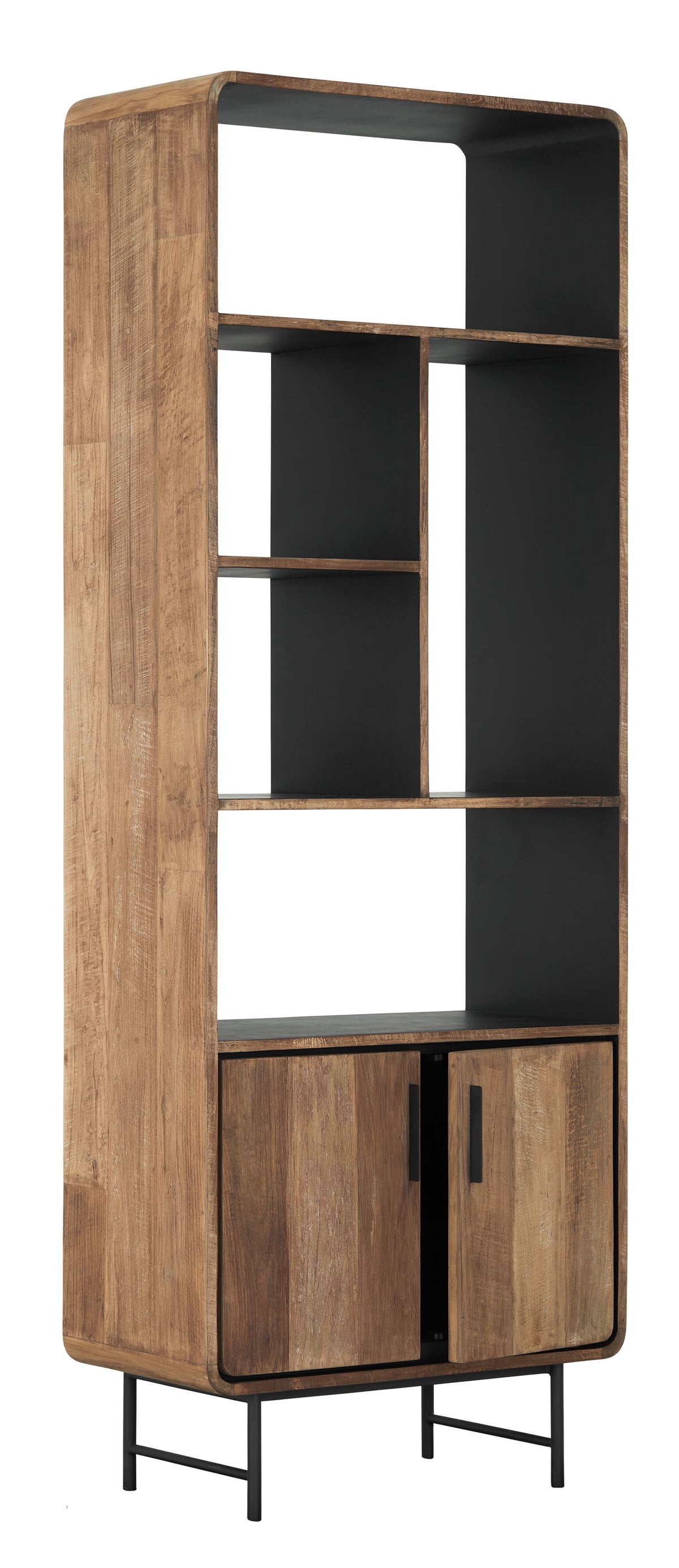 DTP Home Bookcase Evo, 2 doors, 5 open racks