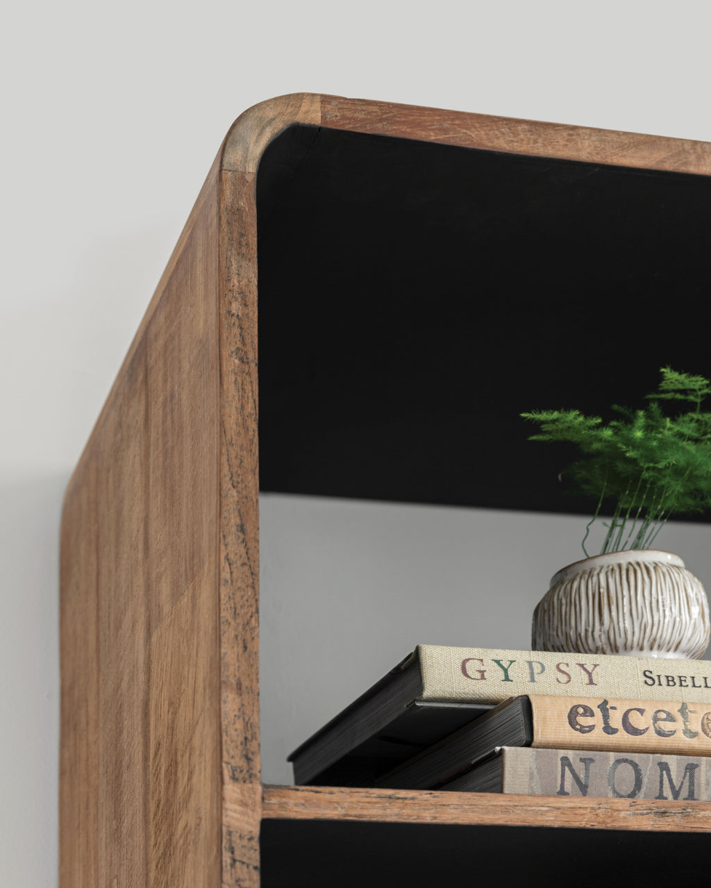 DTP Home Bookcase Evo, 2 doors, 5 open racks detail