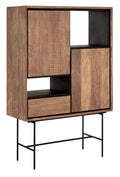 DTP Home Bookcase Metropole low, 2 doors, 1 drawer, 2 open racks