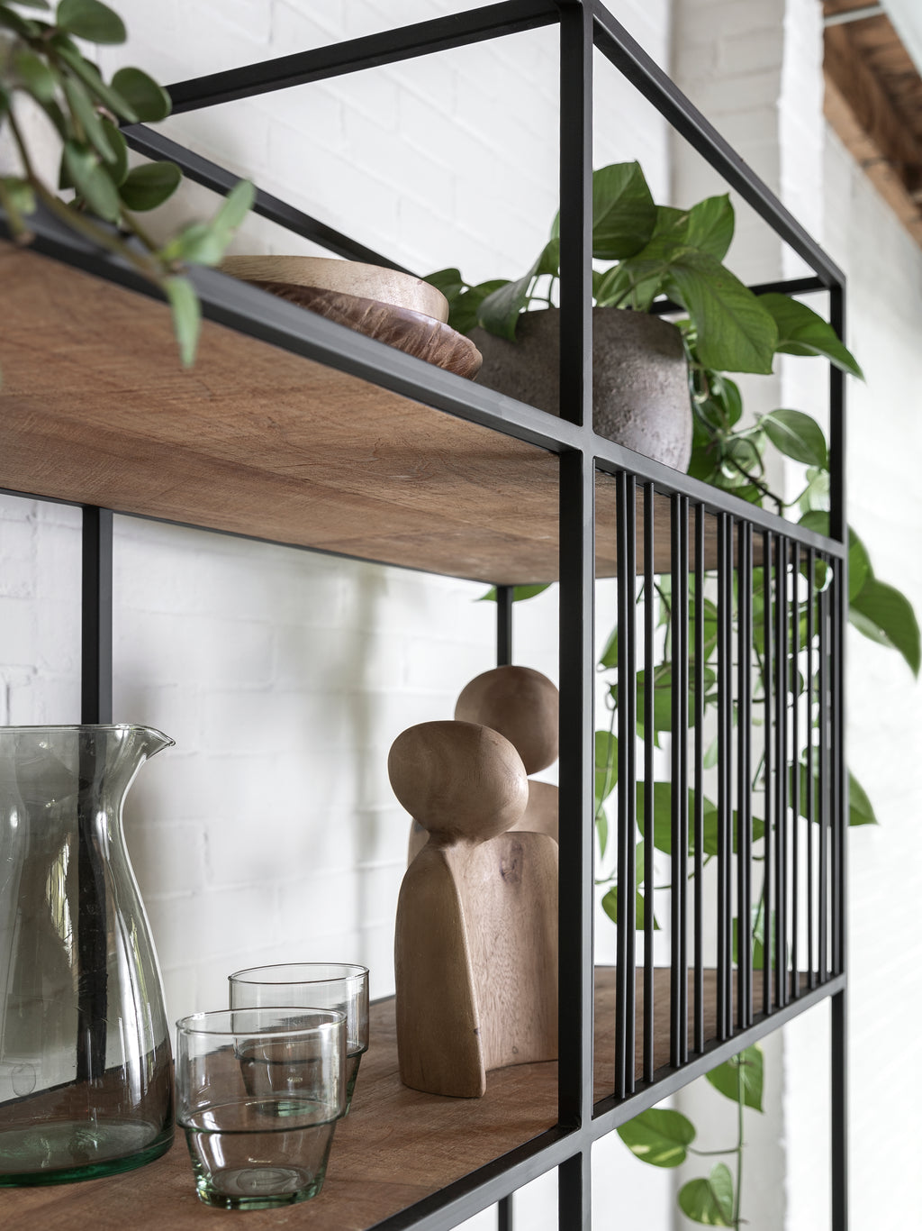 DTP Home Bookrack / Roomdivider Barra large, 5 shelves detail