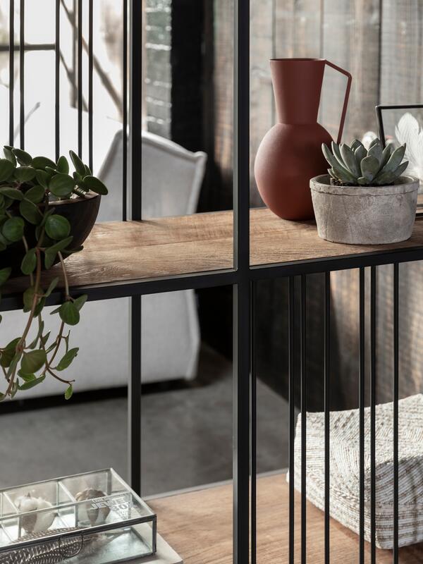 DTP Home Bookrack / Roomdivider Barra large, 5 shelves detail