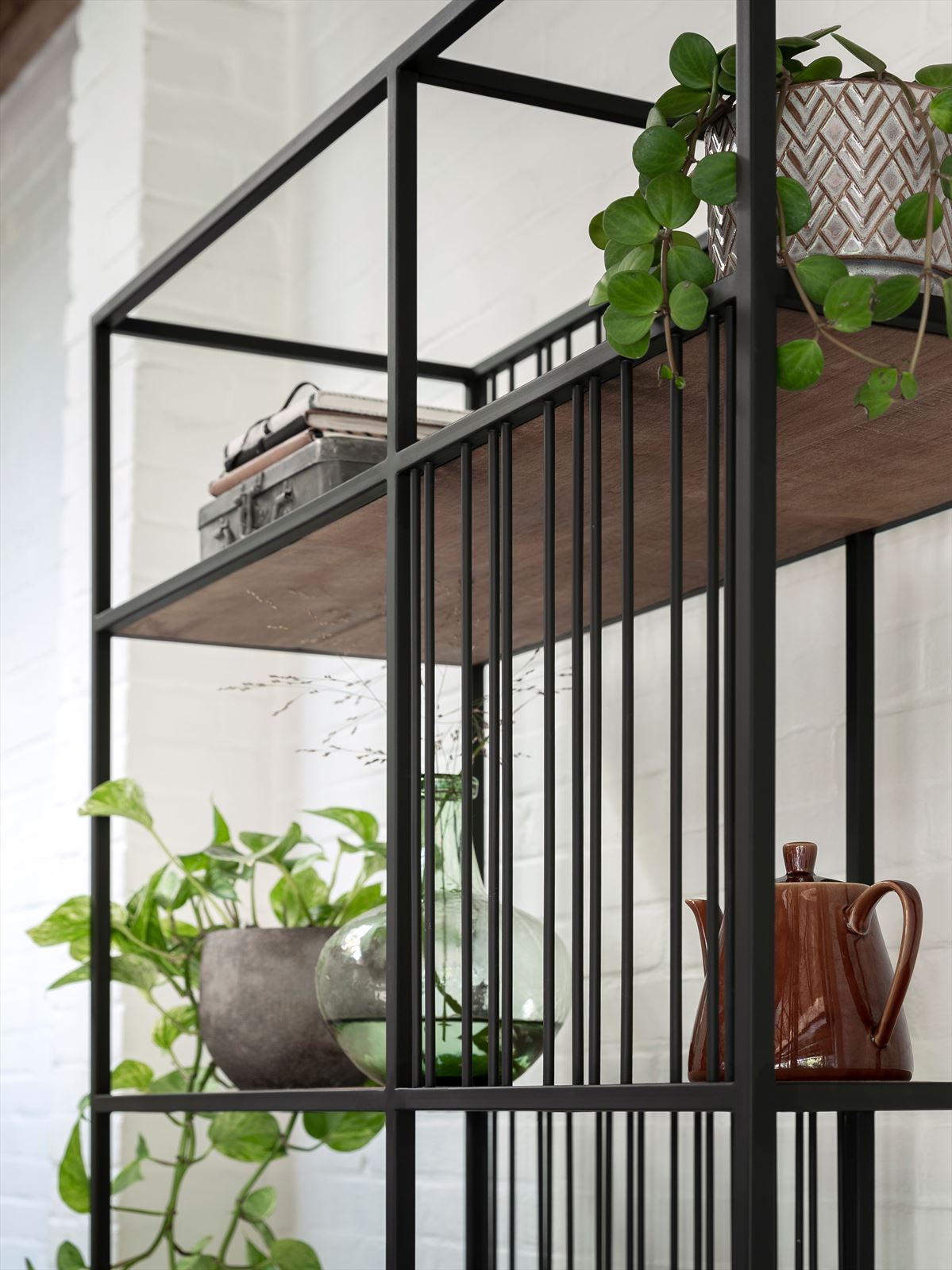 DTP Home Bookrack / Roomdivider Barra small, 5 shelves detail
