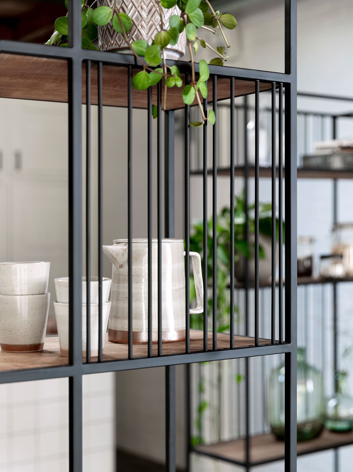 DTP Home Bookrack / Roomdivider Barra small, 5 shelves detail
