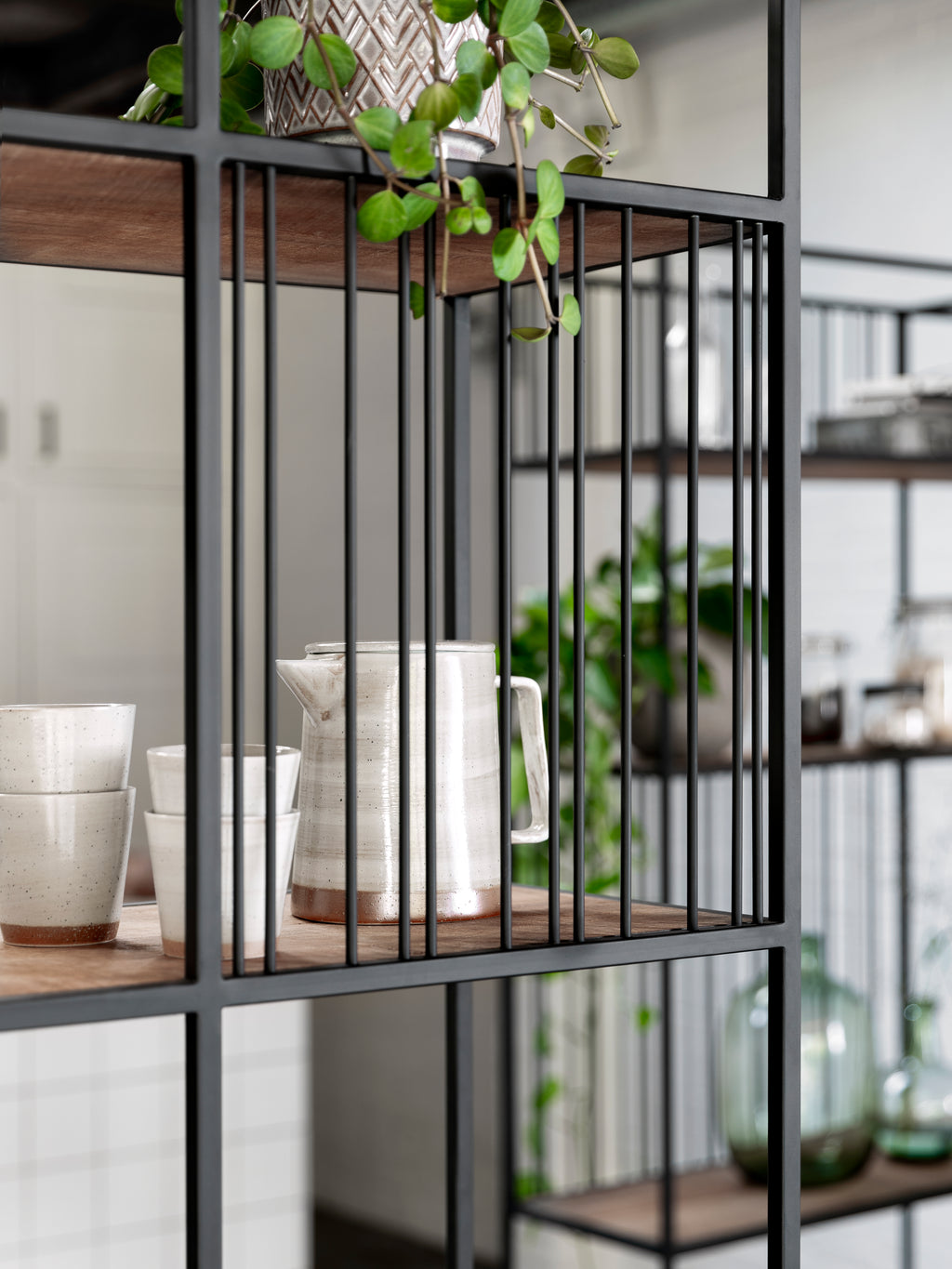 DTP Home Bookrack / Roomdivider Barra small, 5 shelves detail