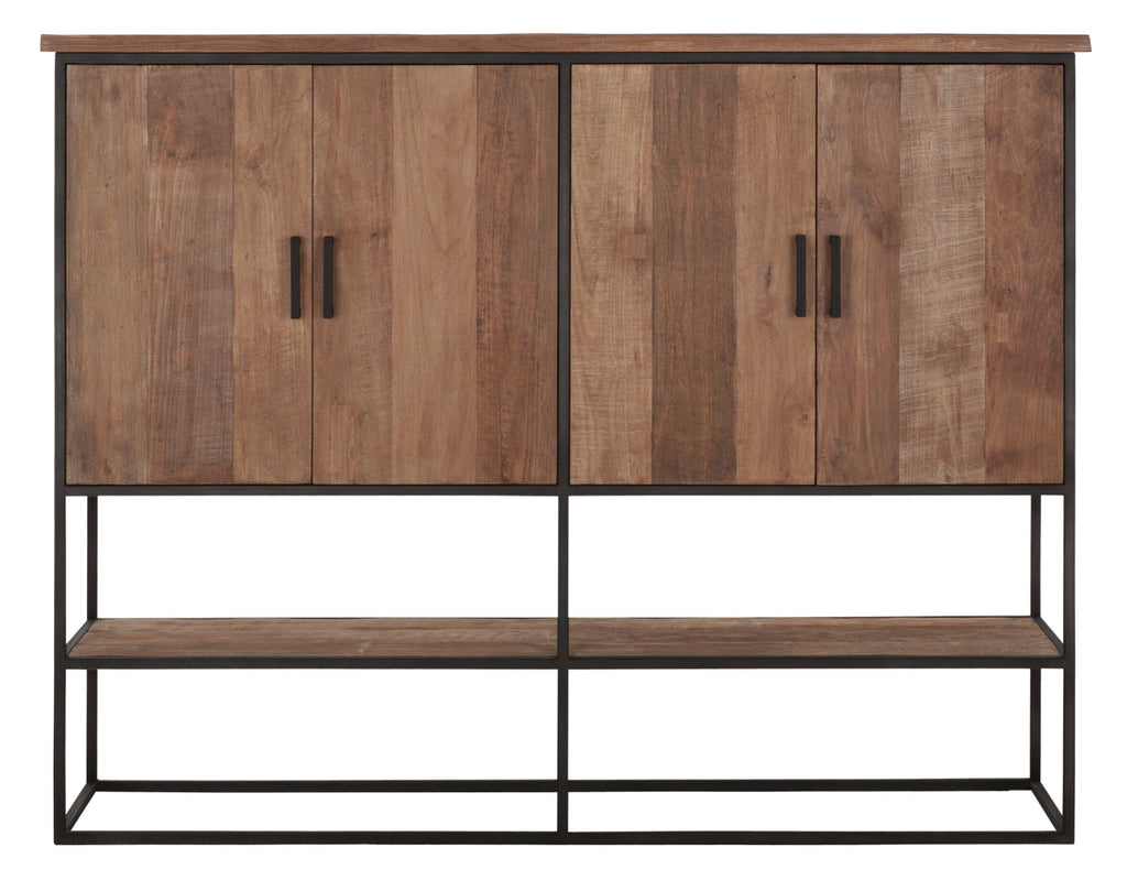 DTP Home Cabinet Beam large, 4 doors, open rack