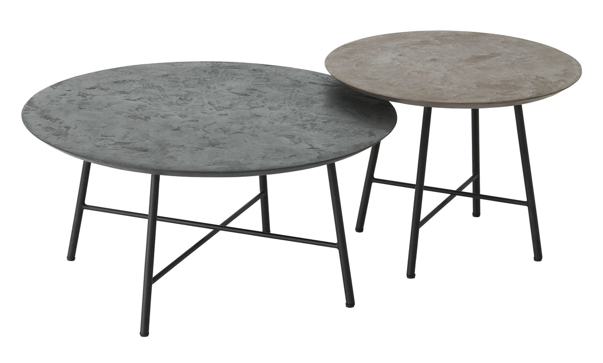 DTP Home Coffee table Delta Earth, set of 2