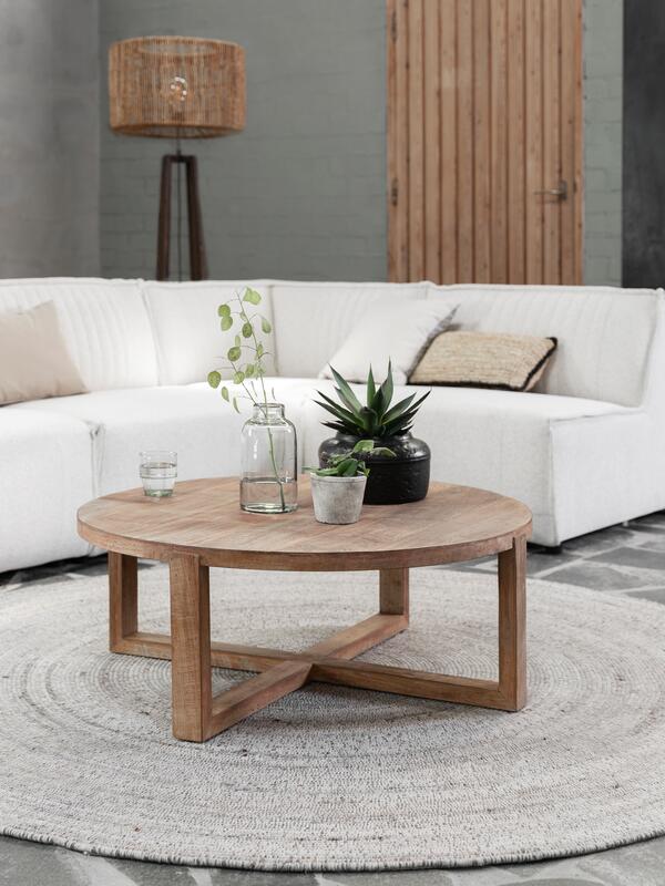 DTP Home Coffee table Icon round in a room setting