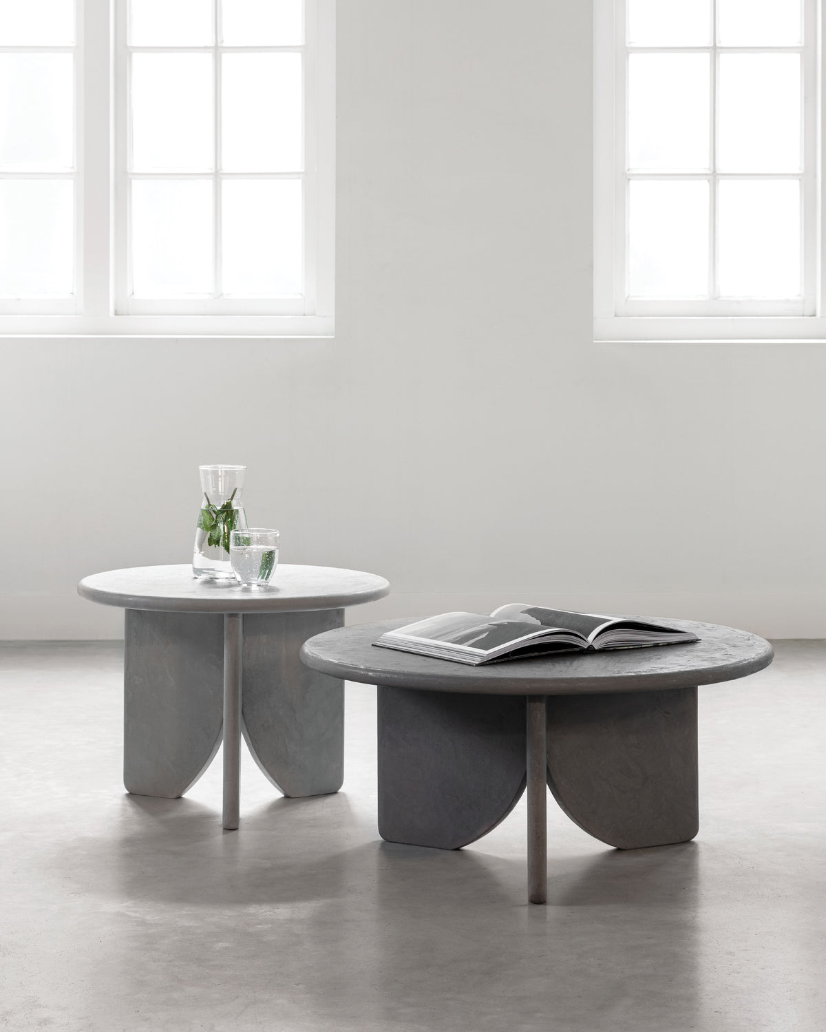 DTP Home Coffee table Melo Air, set of 2 in a room setting