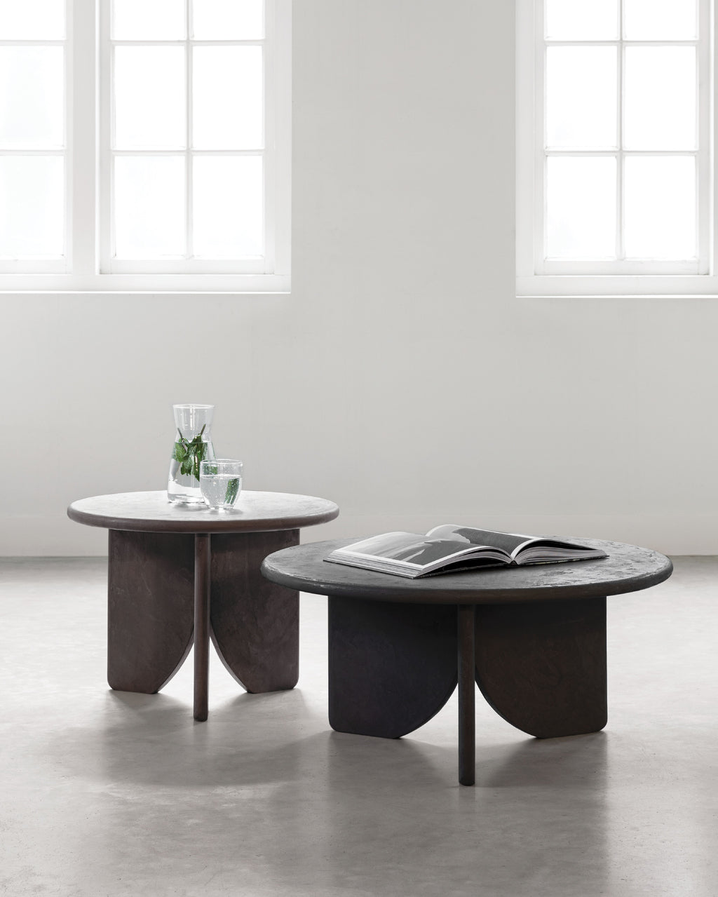 DTP Home Coffee table Melo Earth, set of 2 in a room setting