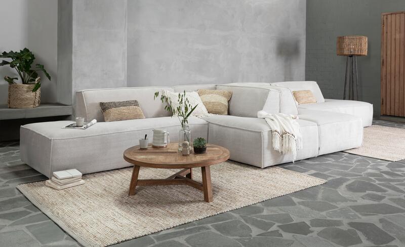 DTP Home Coffee table Monastery round in a room setting