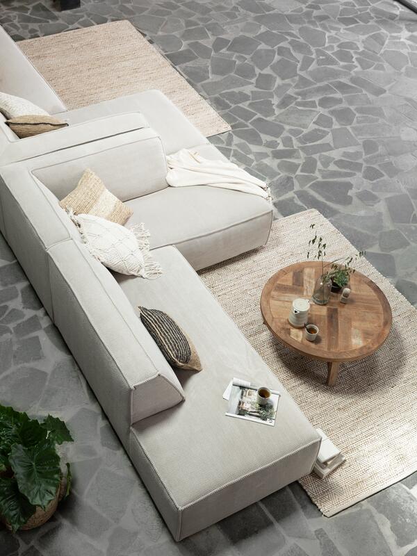 DTP Home Coffee table Monastery round in a room setting