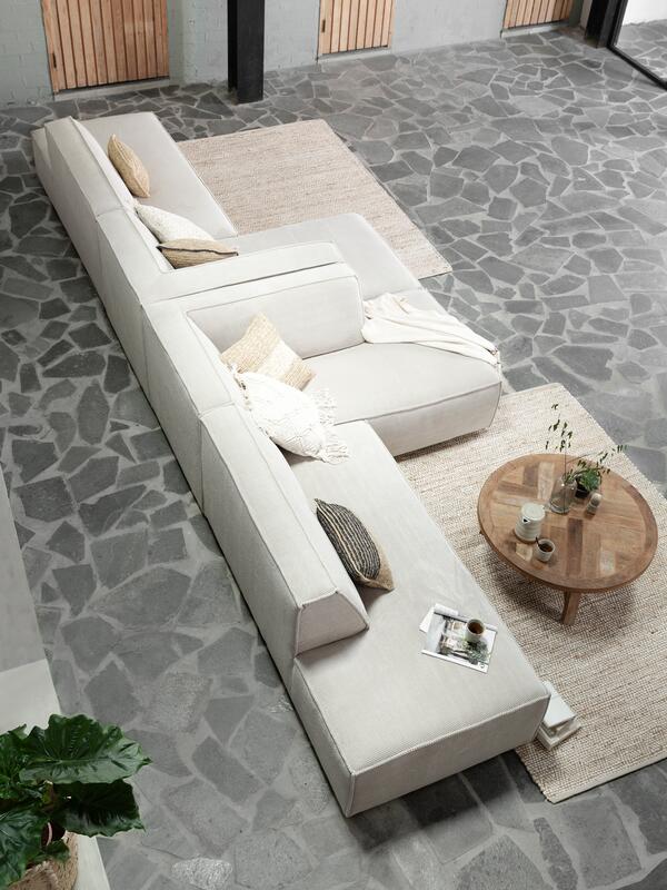 DTP Home Coffee table Monastery round in a room setting