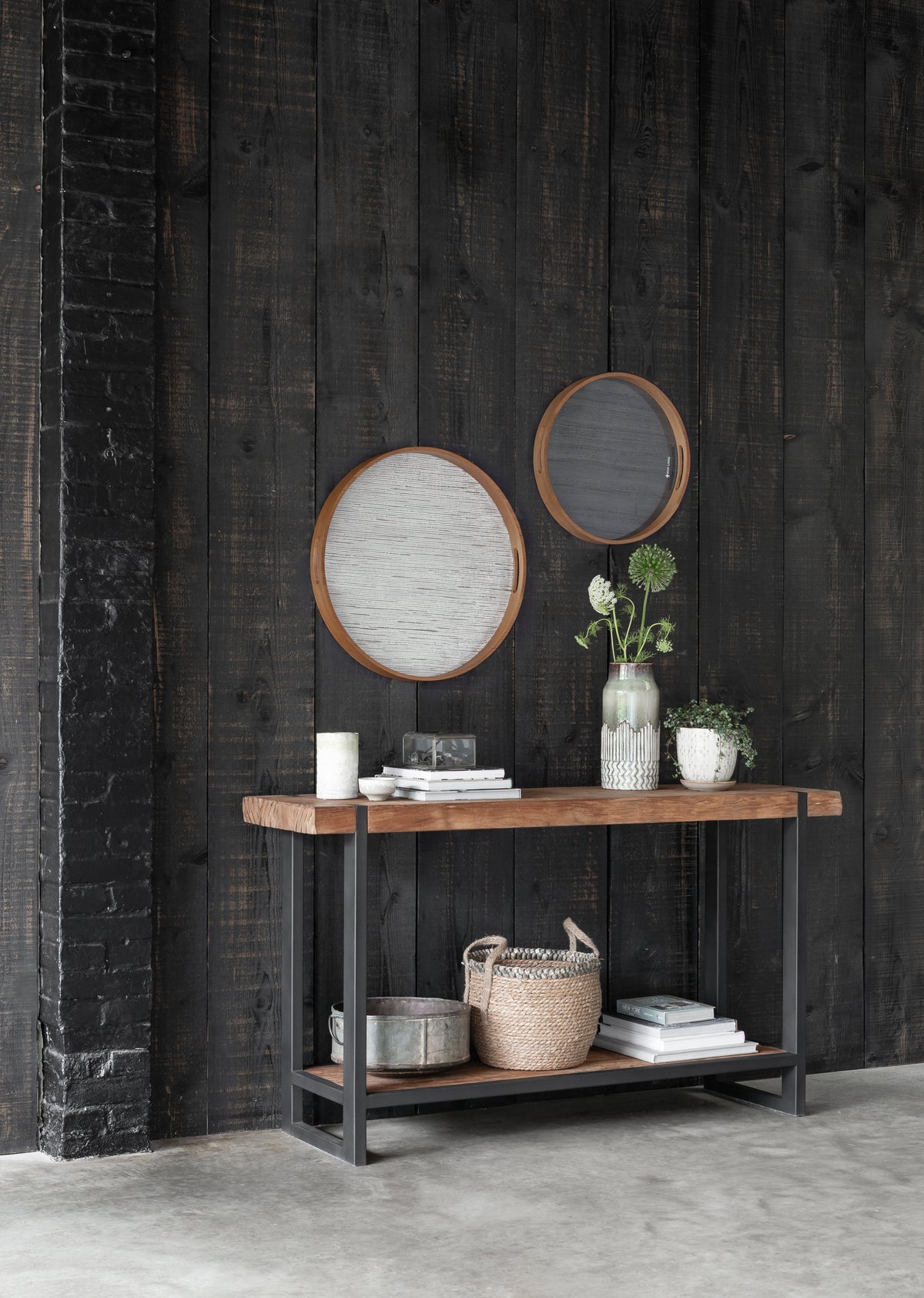 DTP Home Console table Beam in a room setting