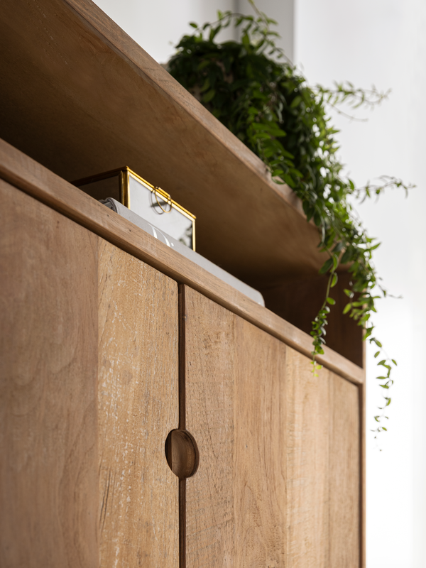 DTP Home Cupboard Apollo low, 2 doors, 1 open rack detail