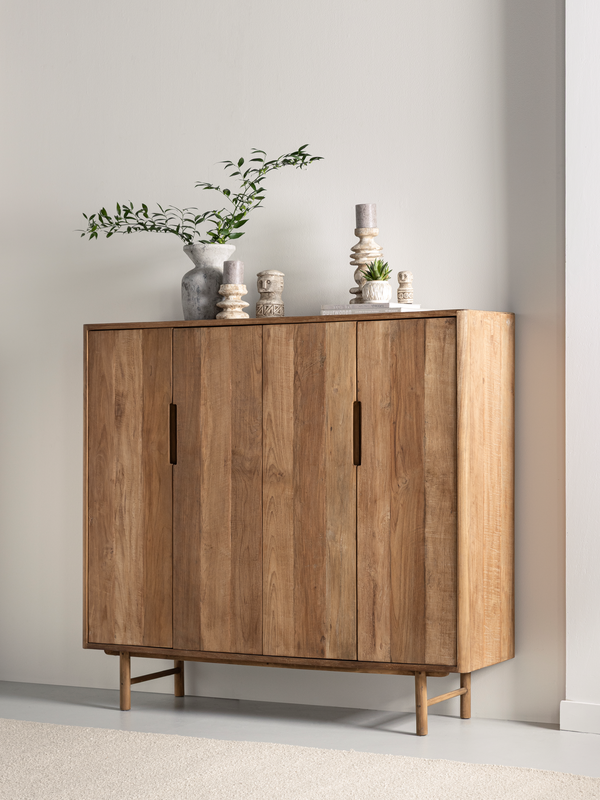DTP Home Cupboard Bliss low, 4 doors in a room setting