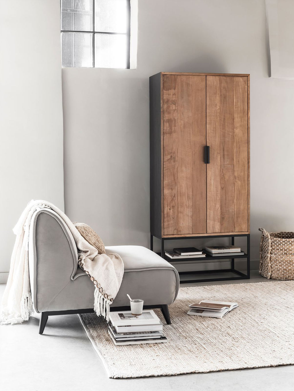 DTP Home Cupboard Cosmo, 2 doors in a room setting