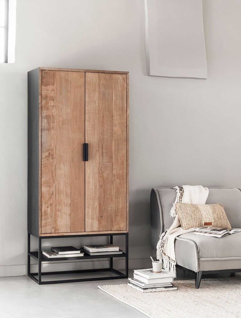 DTP Home Cupboard Cosmo, 2 doors in a room setting