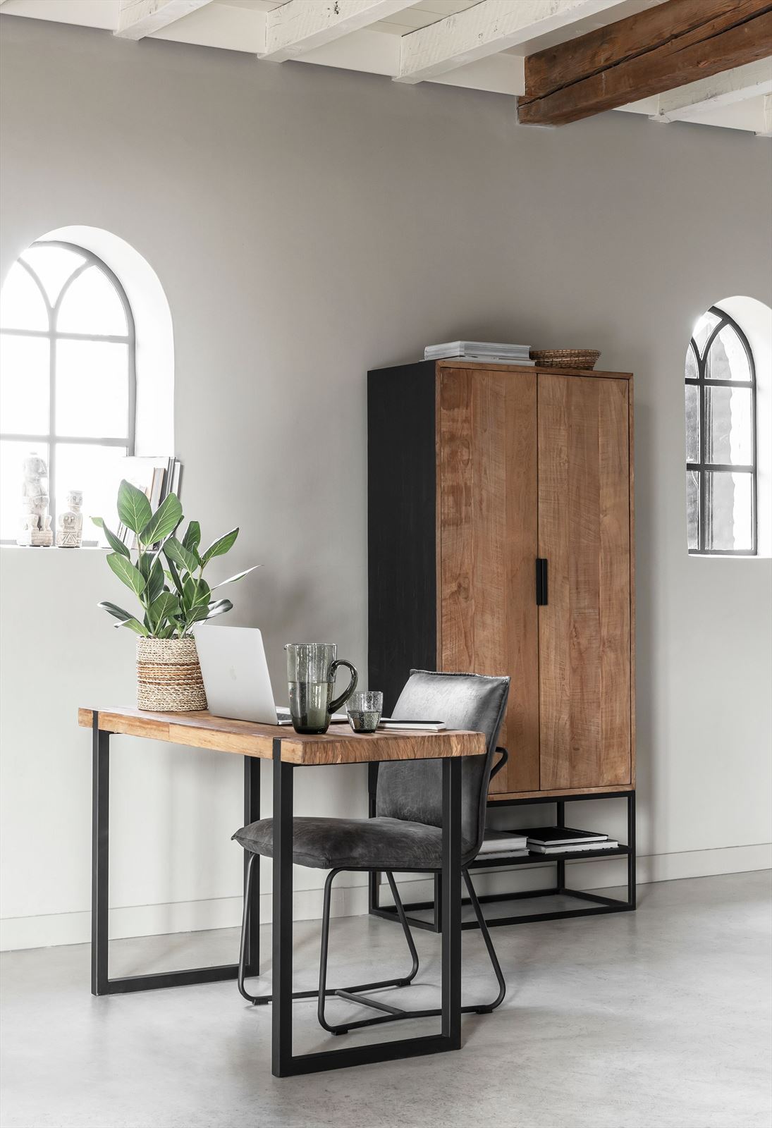 DTP Home Cupboard Cosmo, 2 doors in a room setting
