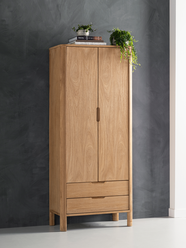 DTP Home Cupboard Forte, 2 doors, 2 drawers in a room setting