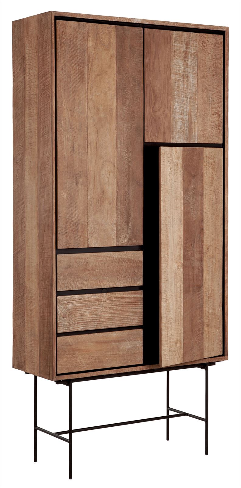 DTP Home Cupboard Metropole high, 3 doors, 3 drawers