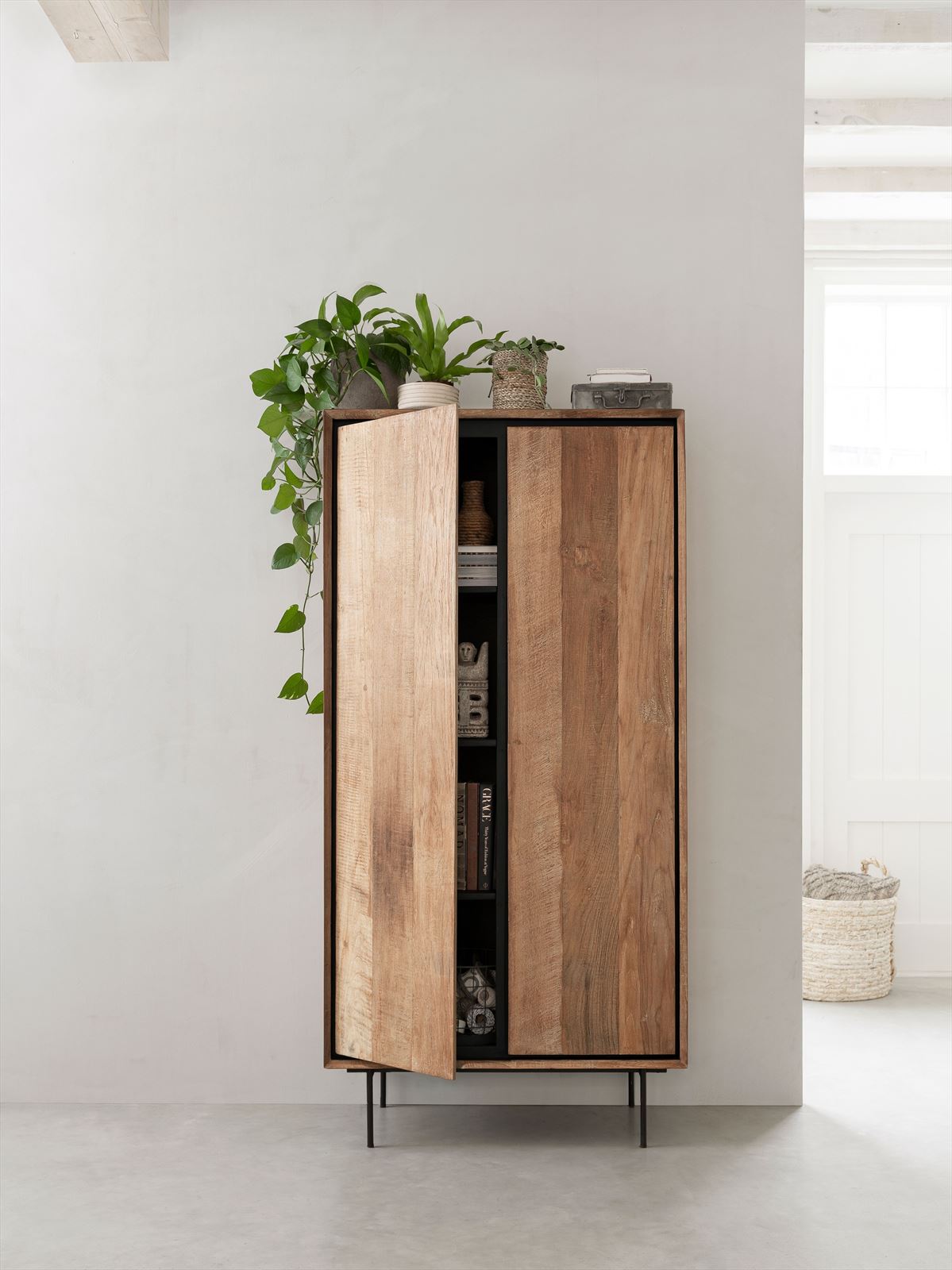 DTP Home Cupboard Metropole low, 2 doors in a room setting