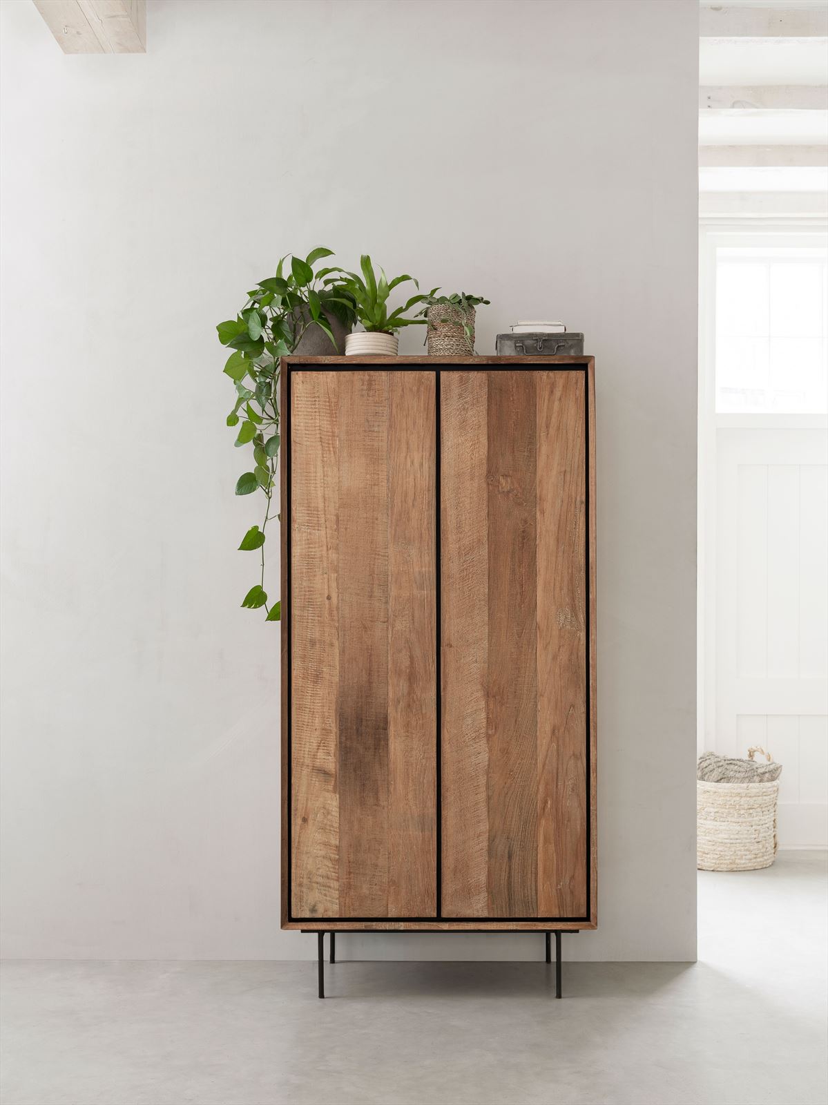 DTP Home Cupboard Metropole low, 2 doors in a room setting