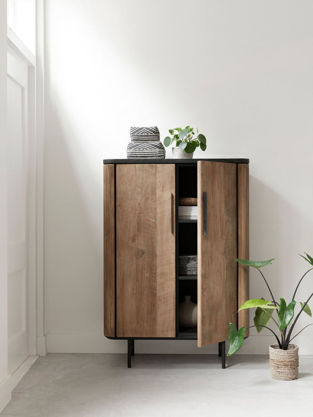 DTP Home Cupboard Soho low, 2 doors in a room setting