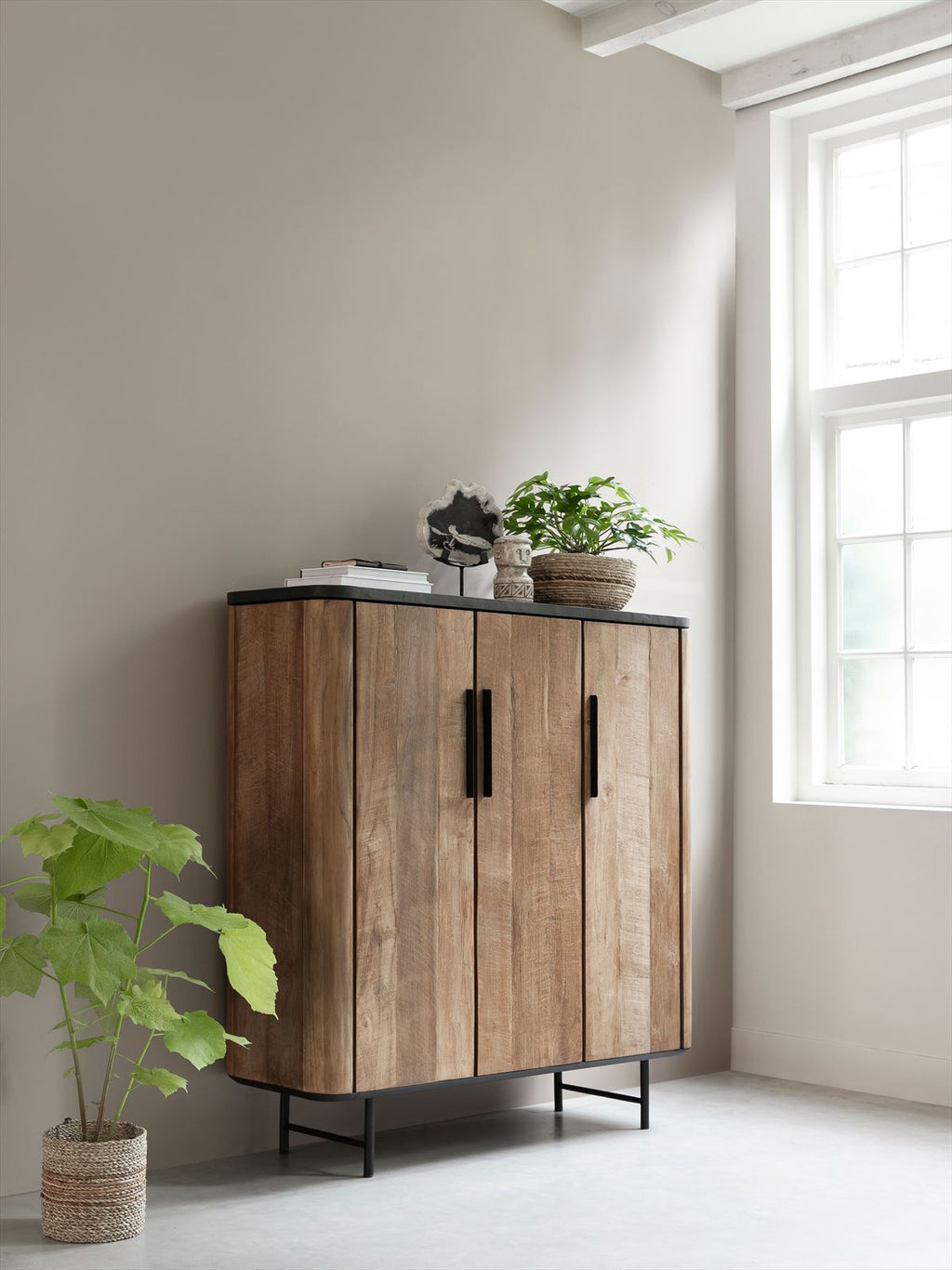 DTP Home Cupboard Soho low, 3 doors in a room setting