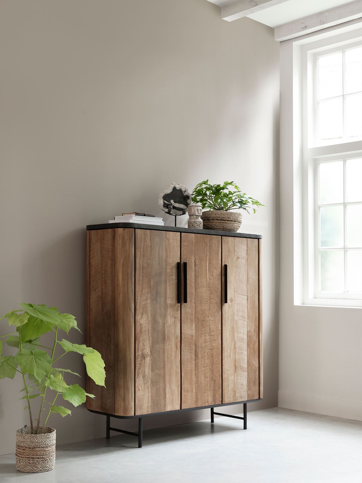 DTP Home Cupboard Soho low, 3 doors in a room setting