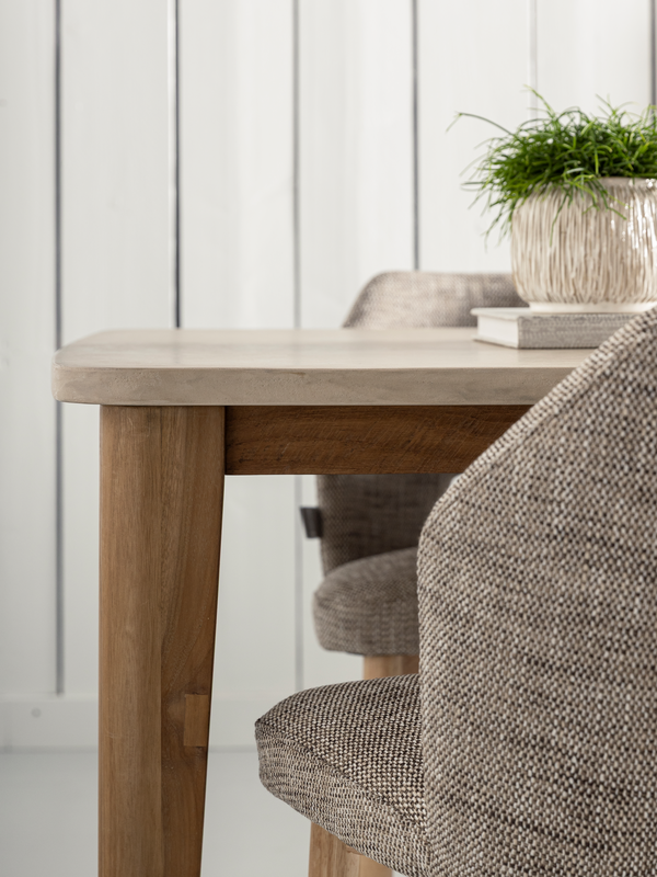 DTP Home Dining table Bliss Mortex rectangular detail