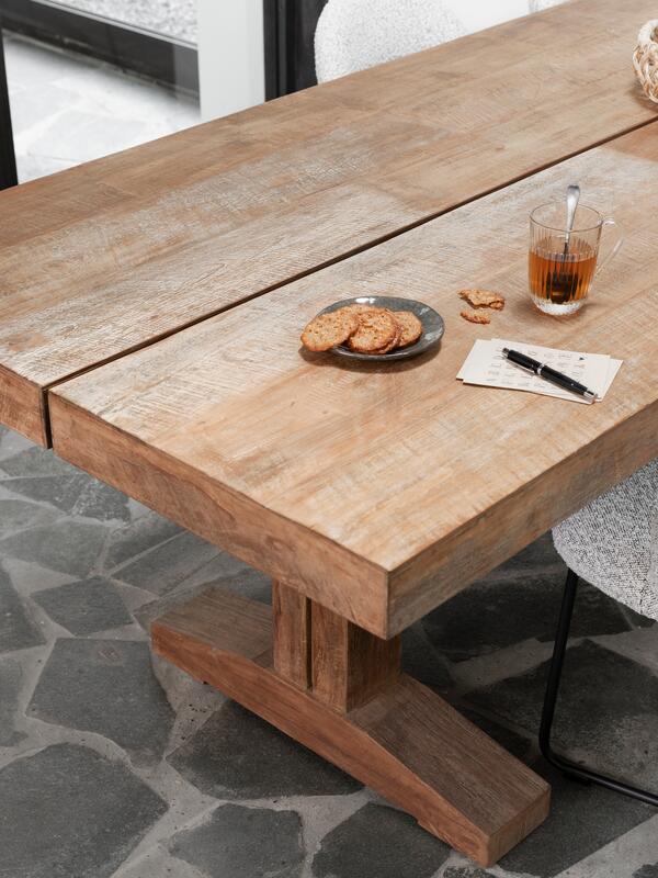 DTP Home Dining table Borgo rectangular detail
