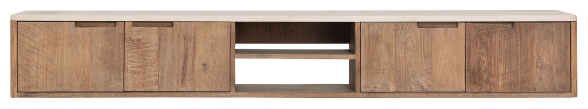 DTP Home Hanging TV stand Bliss Mortex No.2 large, 4 doors, 2 open racks