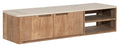 DTP Home Hanging TV stand Bliss Mortex No.2 small, 2 doors, 2 open racks