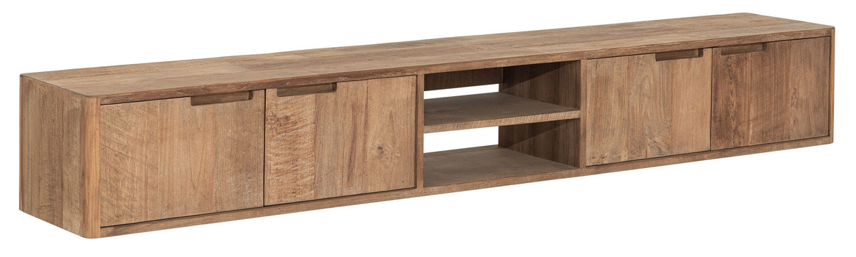 DTP Home Hanging TV stand Bliss No.2 large, 4 doors, 2 open racks