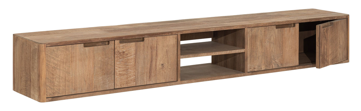 DTP Home Hanging TV stand Bliss No.2 large, 4 doors, 2 open racks
