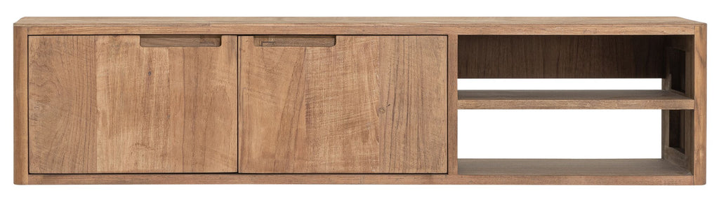 DTP Home Hanging TV stand Bliss No.2 small, 2 doors, 2 open racks