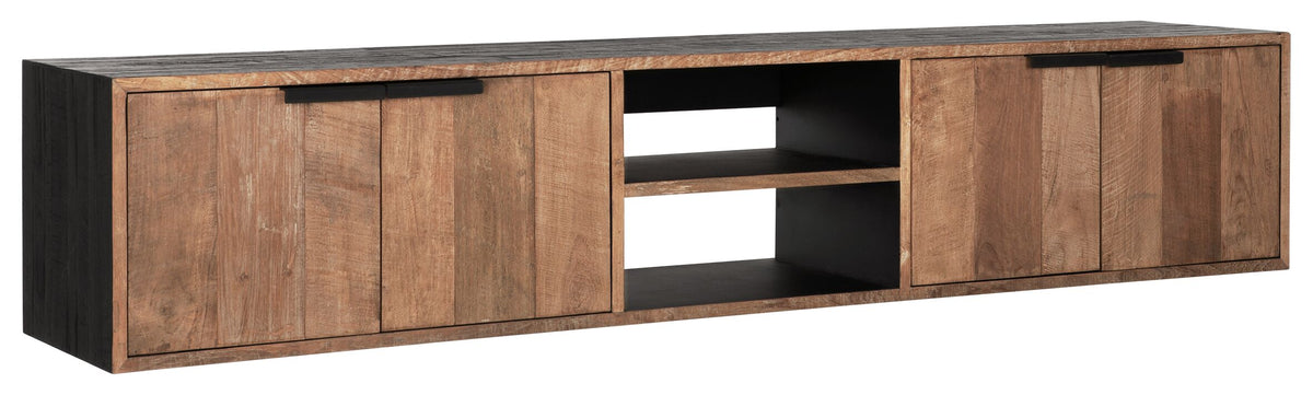 DTP Home Hanging TV stand Cosmo No.1 large, 4 doors, 2 open racks