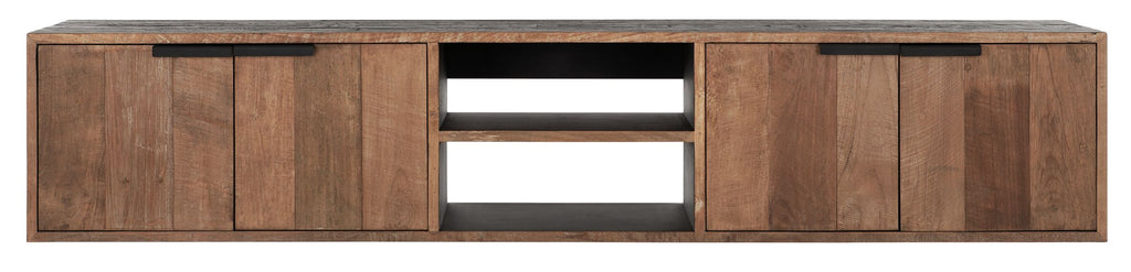 DTP Home Hanging TV stand Cosmo No.1 large, 4 doors, 2 open racks