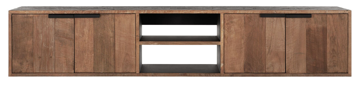 DTP Home Hanging TV stand Cosmo No.1 large, 4 doors, 2 open racks