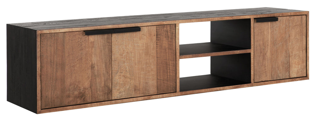 DTP Home Hanging TV stand Cosmo No.1 medium, 3 doors, 2 open racks