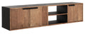 DTP Home Hanging TV stand Cosmo No.1 medium, 3 doors, 2 open racks