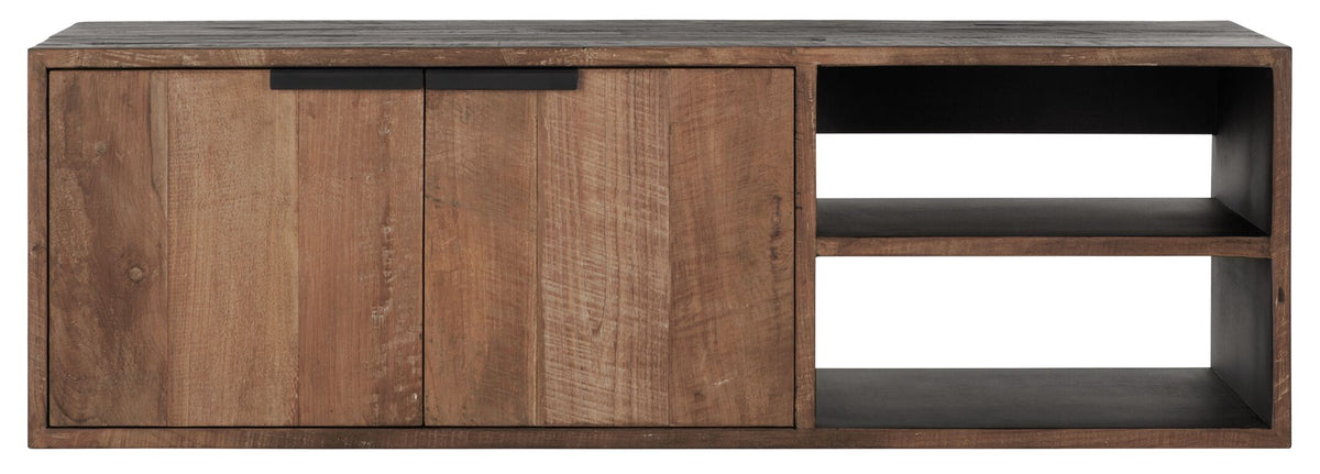 DTP Home Hanging TV stand Cosmo No.1 small, 2 doors, 2 open racks