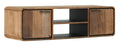 DTP Home Hanging TV stand Evo small, 2 doors, 2 open racks