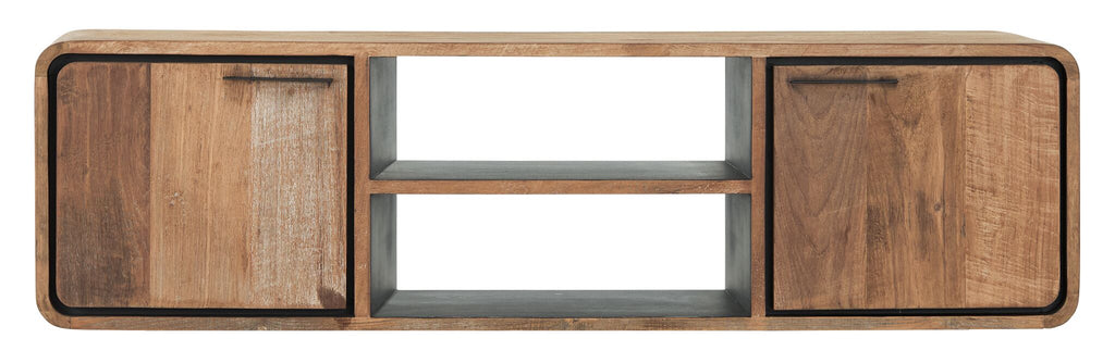 DTP Home Hanging TV stand Evo small, 2 doors, 2 open racks