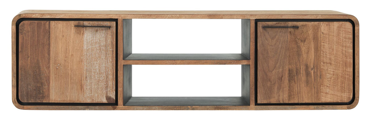 DTP Home Hanging TV stand Evo small, 2 doors, 2 open racks