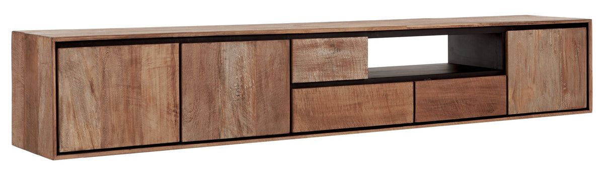 DTP Home Hanging TV stand Metropole extra large, 3 doors, 3 drawers, open rack