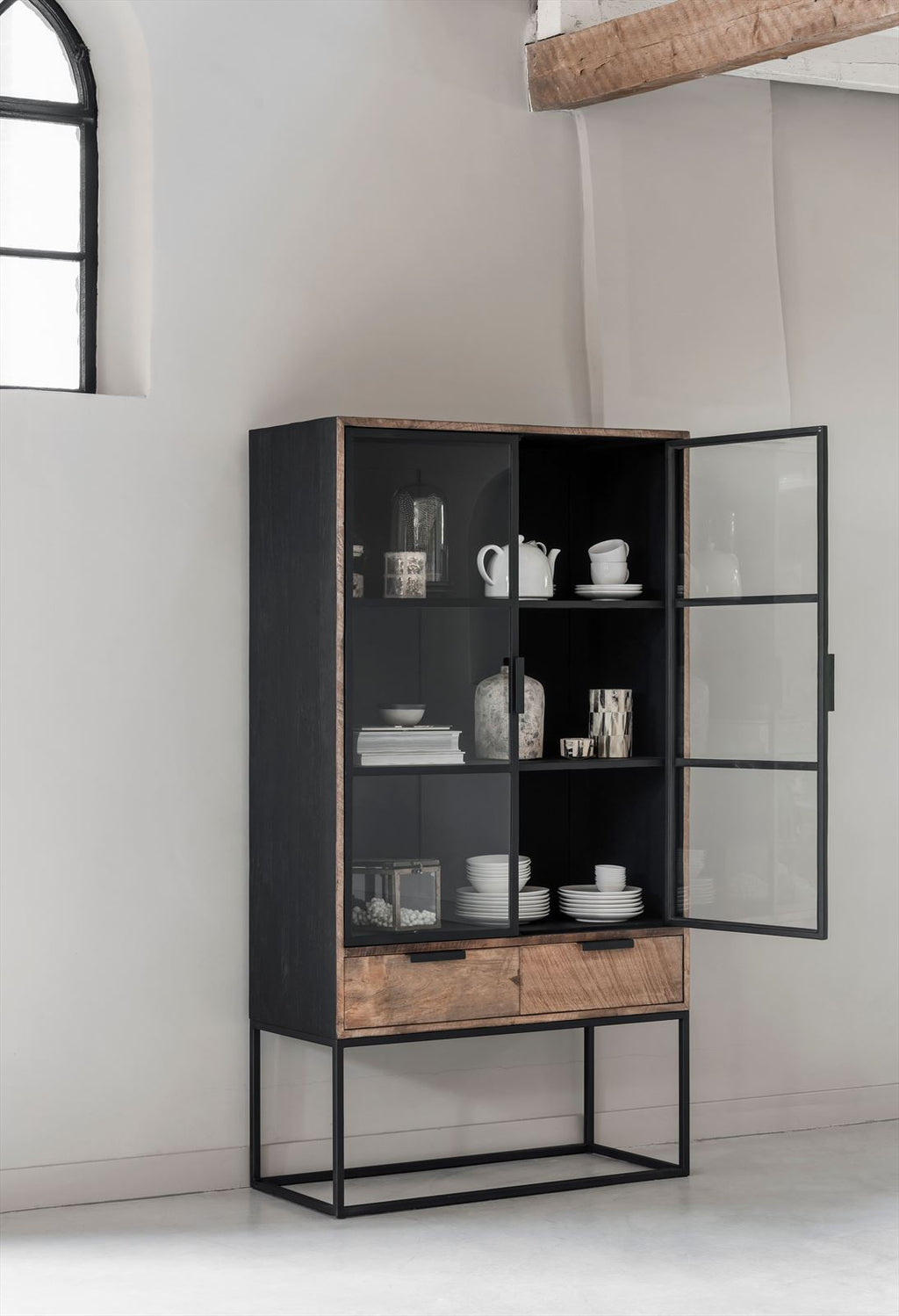 DTP Home Showcase Cosmo No.1, 2 doors, 2 drawers in a room setting
